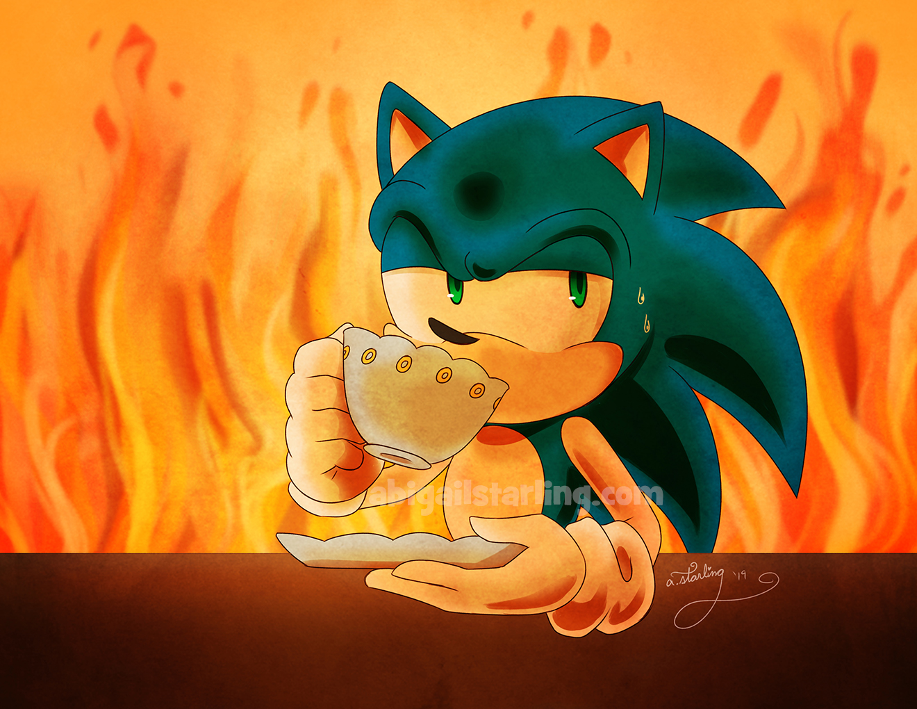 All the tea with Sonic the Hedgehog - SPLING