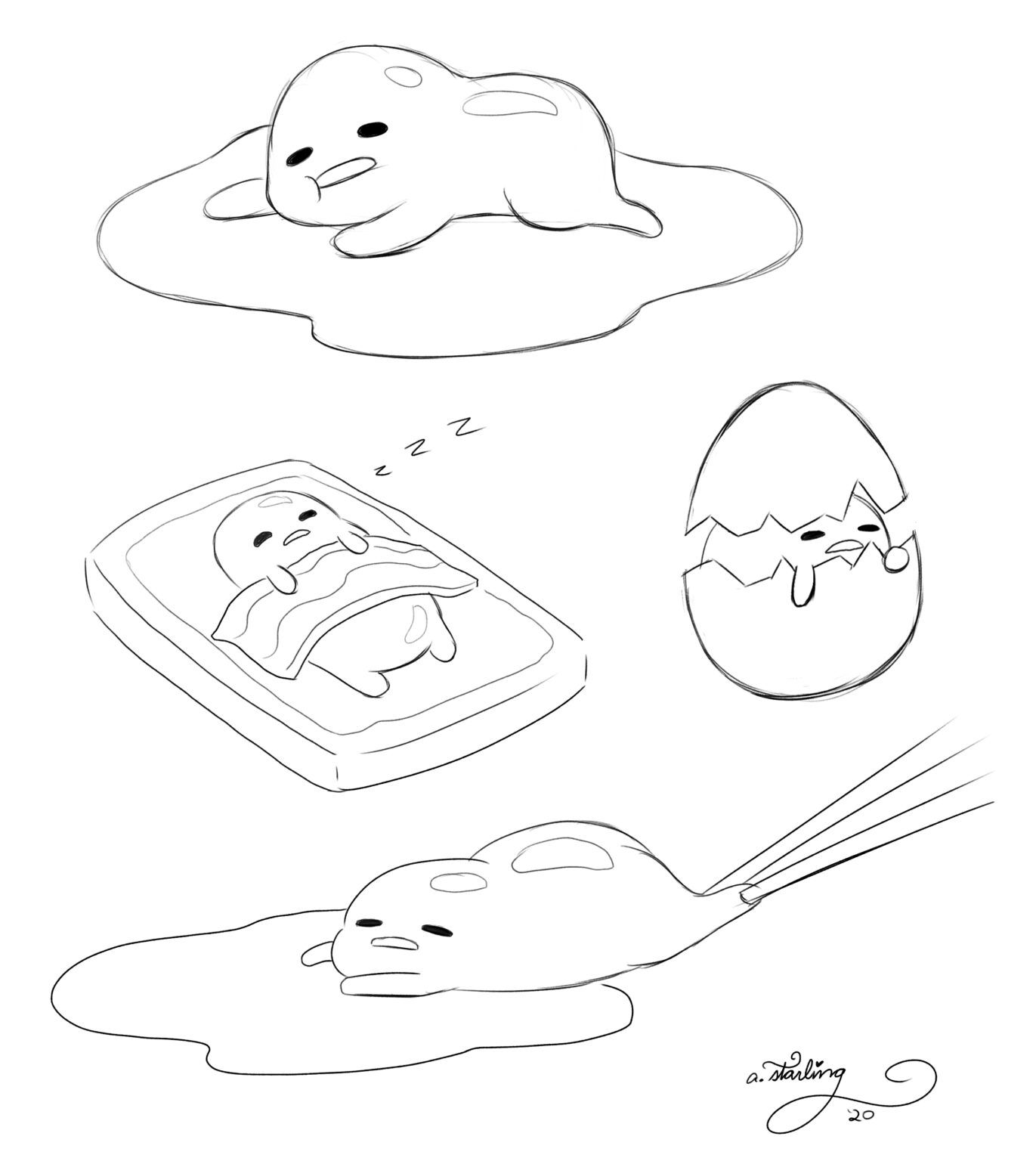 Study: Gudetama – Abigail Starling