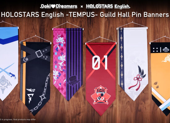 Doki Dreamers × HOLOSTARS English -TEMPUS- Guild Hall pin banner collection
